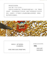 春节景泰蓝掐丝珐琅画手工diy材料包杯垫非遗初学社区活动沙龙