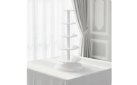 5 Tier Cake Stand Elegant Cake Stand with Plates Serving Display for Culinary Artists, Caterers