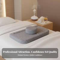 Anti-Collapse Design Rectangular Massage Head Pillow Soft and Comfortable Massage Table Headrest Ergonomic for Spa Clients, Home Users, Spas