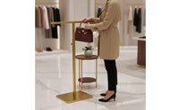 T Bar Purse Display Stand Sturdy Construction T-Shaped Display Stand Countertop Hanging Rack Non-Slip Design for Craft Fair