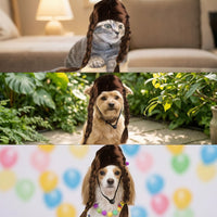 Braided Pet Headpiece Secure Pet Costume Headpiece Stylish for Halloween