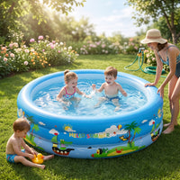 Three-Layer Inflatable Swimming Pool Thickened Inflatable Pool Portable Long-Lasting for Toddlers