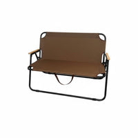 Foldable Two-Person Folding Bench Lightweight 2-Person Loveseat Quick Setup Camping Chair Heavy Duty for Campers, Couples, Families, Picnic, Beach, Fishing, Barbecue