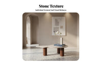 Wabi-Sabi aesthetic Accent Coffee Table Minimalist Design Irregular Accent Piece distinctive Shape Living Room Furniture Organic Form for Interior Designers, Apartment Dwellers, Homeowners, Bstandique Hotel, Small Spaces, Lounge Area, Office