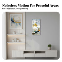 Silent Movement Wall Clock with Digital Calendar Easy Installation Modern Decorative Clock Multi-Functional for Homeowners, Bedroom, Hallway
