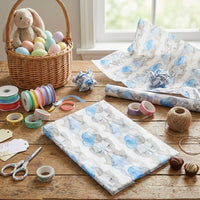1000 Sheet Easter Tissue Paper  Gift Wrapping Paper Lightweight Easter Egg Pattern Paper Decorative Bunny Pattern Gift Wrap for Crafters, Parents, Scrapbooking