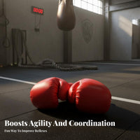 Return Boxing Instructor Space-Saving Design Freestanding Reaction Sphere Boxing Speed Sphere Stand Long-Lasting Fitness