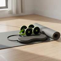 Double-Wheel Roller with Resistance Cord Non-Slip Abdominal Wheel Stable for Beginners