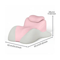 Memory Foam Prone Pillow Improves Circulation Bedding Accessory for Couples, Bed