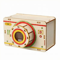 Slot-Together Wooden Model Hand-Assembly Wooden Photographic Model Rounded Corners for Hands-on Building