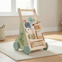 Push Pusher with Activity Center Multi-Functional Infant Pusher with Activity Center Sturdy for One Year Olds