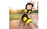 Five Finger Separation Fitness Gloves with Weights Breathable Strength Training Hand Weights Neoprene Material for Gym, Running