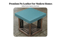 Oil-Proof Heating Table Cover Easy to Clean PU Leather Tablecloth Anti-Scald for Homeowners, Homemakers, Dining Room, Restaurant
