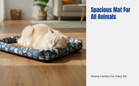 Cat Cooling Bed Mat, Washable Four-Season Pet Pad, Random Pattern, Dog Bed