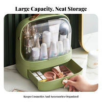 Cosmetic Case with Drawers Large Capacity Vanity Organizer particle-proofresistant for Women