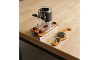 Multifunctional Slotted Router Base Multi-Function Trim Router Base Plate Adjustable Woodworking Tool Easy to Adjust for Woodworkers, Carpenters, Woodshop, Furniture Making