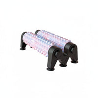 Double Row Foam Roller Anti-Slip Base Foam Roller with Stable Base to Use Fitness Tool for Beginners