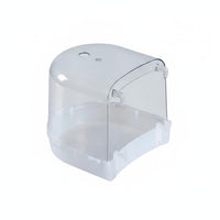 Easy to Install Bird Bathing Enclosure Transparent Cover Bird Shower Box Sturdy Plastic Enclosure Accessory Splash Guard