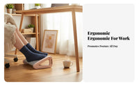Adjustable beneath-desk Footrest Improves Posture Foot assistance Non-Slip Bottom Massage Surface for players