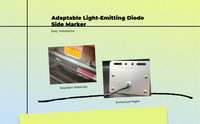 LED Side Marker Light 24V Waterproof Universal Vehicle