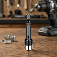 3 Pieces 8mm Socket Adapter Long-Lasting Hex Shank Nut Setter Anti-Slip