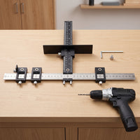 Cabinet Hardware Jig Adjustable Cabinet Handle Jig High Precision Tool for Carpenters, Workshop