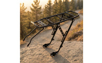Two-Wheeler Rear Rack Aluminum Alloy Rear Bike Rack Heavy-Duty for Commuters, Mountain Bikes