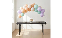 2 M Table Balloon Arch Kit PE Rods Table Balloon Arch Stand Clamp Mounts Home Decoration Light Translucent