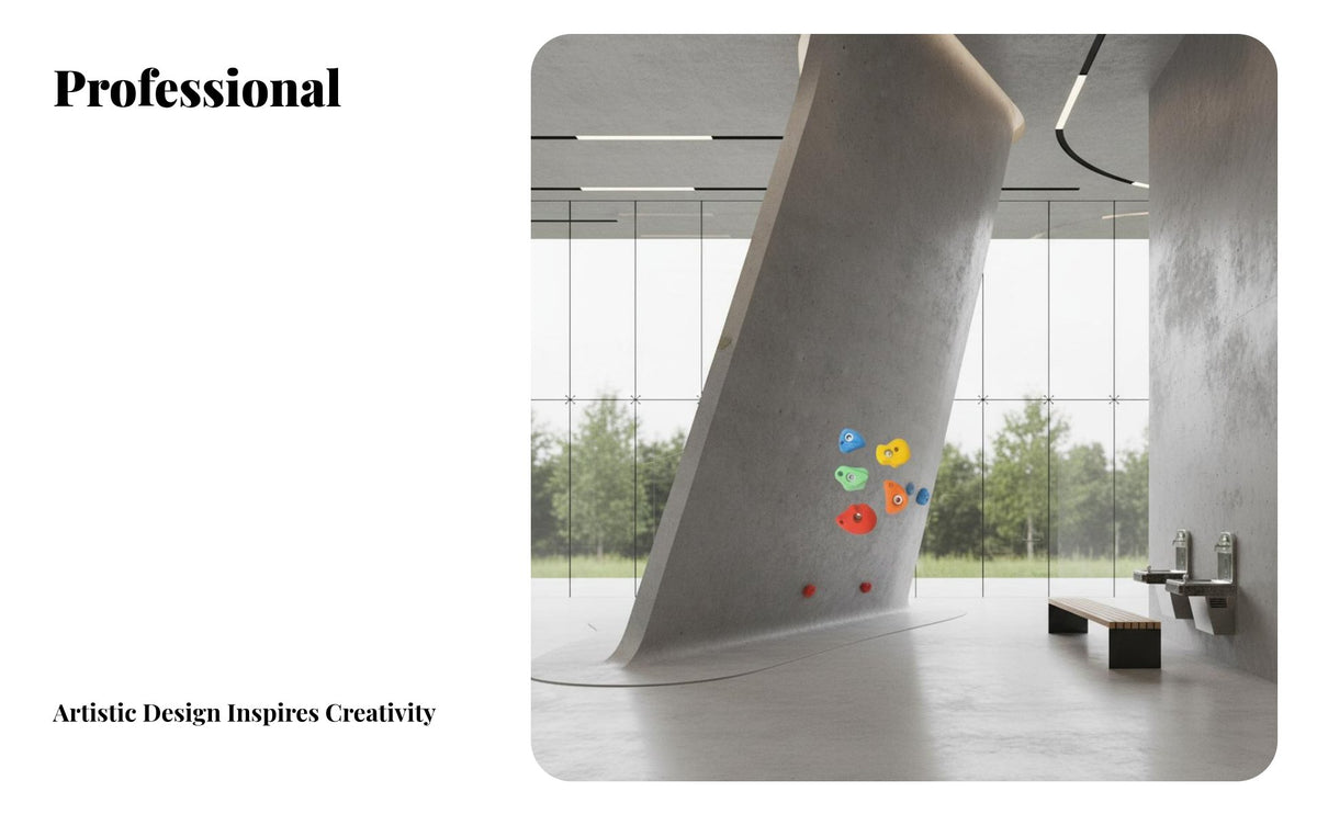 C Our Team Tomizable Configuration Artificial Rock Wall Family Fun Outdoor Climbing Wall Textured Surface Recreational Facility Professional-Grade for Climbers, Beginners, Indoor, Gymnasium, Recreation Center, Am Our Team Ement Park
