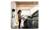 J1772 EV Wall Mount Holder Space Saving Design Stainless Steel EV Charging Cable Hanger for Outdoor