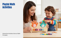 Finger Counting Math Toy, Montessori Early Education, Wooden, For Young Children, Double-Sided, Colorful, Gift Box