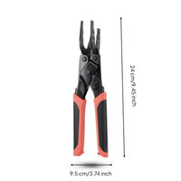 Push to Connect Removal Tool with Insulated Handles Multi-Sized Quick Disconnect Tongs Sturdy for Plumbers, Handymen, Plumbing, Tight Confined Areas