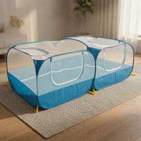 Foldable Pet Playpen Sturdy Material Pet Playpen Zipper Door for Indoor