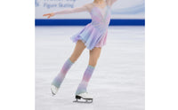 Figure Skating Leg Warmers Warm Knit Skating Leggings Thick Training Wear for Competition