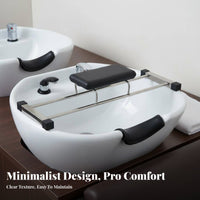 Ergonomic Support Shampoo Bowl Headrest Soft and Comfortable Salon Sink Neck Rest Waterproof for Barbers, Home Users, Barbershops, Spa, Spas