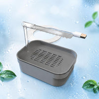 USB Powered Automatic Bird Shower Tub Easy to Install Parrot Bath Basin Plastic for Parrots, Lovebirds