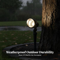 Outdoor Garden Lighting Unit Saving Garden Tree Uplight Aluminum Body LED Landscape Garden Lamp for Patio, Pathway