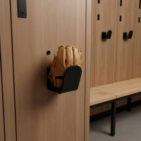2 Pieces Wall Glove Holder U-Shaped Cradle Baseball Glove Holder Curved Support