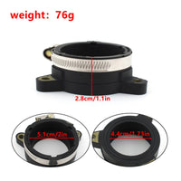 Direct Replacement Carburetor Intake Manifold Boot Includes Clamp Carburetor Interface Adapter Motorcycle Part for DIY Mechanics