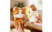 Soft Toy Cat Keychain Cuddly Cat Keychain with Hanging Cord Lightweight Premium for Students, Backpack, Handbag