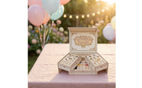 DIY Jewelry Box Kit Multi-Compartment Jewelry Box with Gift Bag Creative Toy for Girls