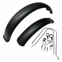 26x5.0 Inch Tire Fenders Full Coverage Cold-Weather Bike Splatter Guards for Beach