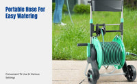 High Pressure Water Soft Hose Reel, Multi-Function Home Cleaning, Car Wash, Garden Watering, Anti-Kink Tube