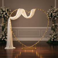 Iron Heart Arch Freestanding Heart Wedding Arch Party Decoration Event Decor