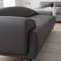 Multi-Purpose Bed End Bench with Backrest Comfortable Sponge Filling Minimalist Bedroom Bench Wear Resistant Home Furniture for Entryway, Cloakroom, Living Room