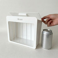 Hanging Hay Feeder and Bunny Hay Feeder with Low Waste Side Slots, White Hay Rack for Guinea Pigs and Chinchillas