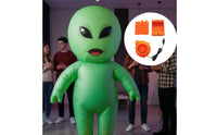 Inflatable Alien Suit Hilarious Inflatable Suit Eye-Catching for Halloween