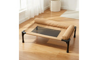 Washable Elevated Pet Bed Easy to Clean Elevated Dog Bed Long-Lasting Frame Raised Pet Cot Water Resistant for Outdoor