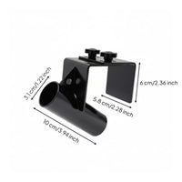 Sled Mount Rod Holder Construction Sled Mount Pole Holder Weather Resistant Clamp-on Fishing Pole Stand for Anglers