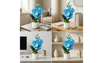Artificial Flower in Pot Real Touch Fake Flower in Pot Potted Tabletop for Living Room, Office
